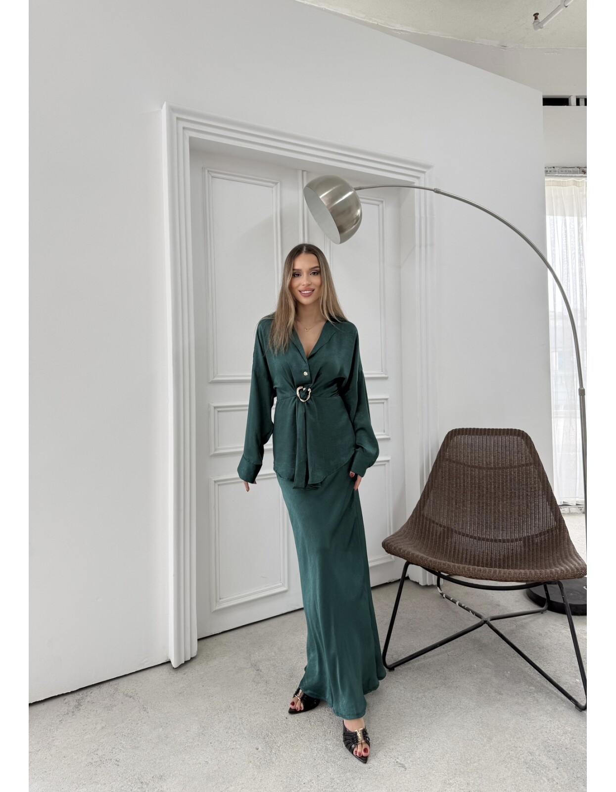 892 - Etekli Saten Takım