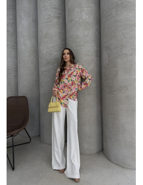 620 - Desenli Viskon Gömlek