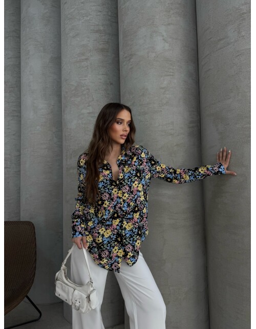 620 - Desenli Viskon Gömlek