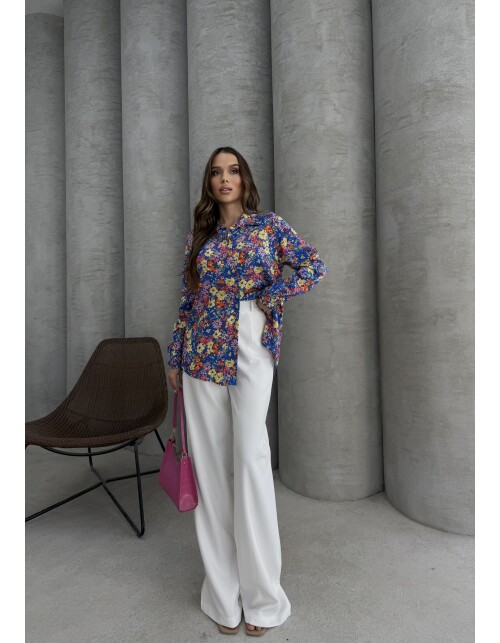 620 - Desenli Viskon Gömlek