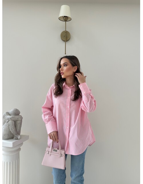 761 - Çizgili Poplin Gömlek