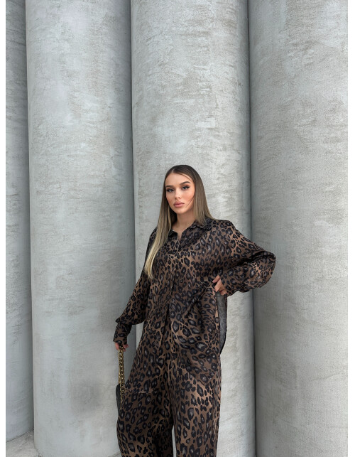 836 - Desenli Saten Takım