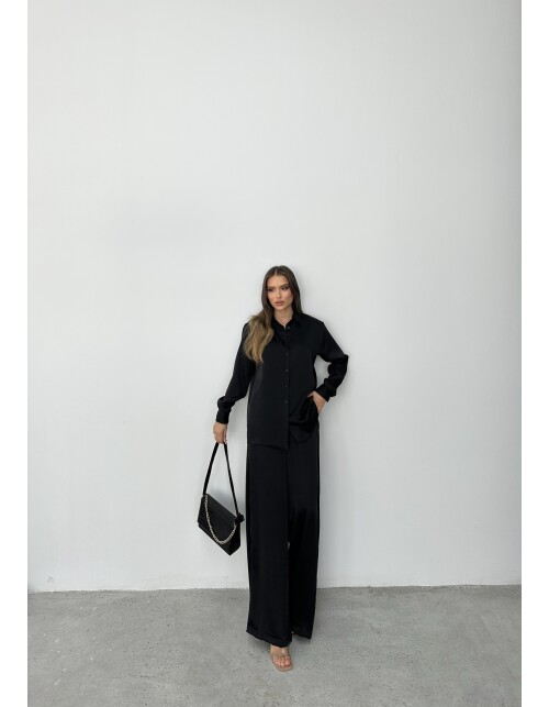 836 - Düz Saten Takım