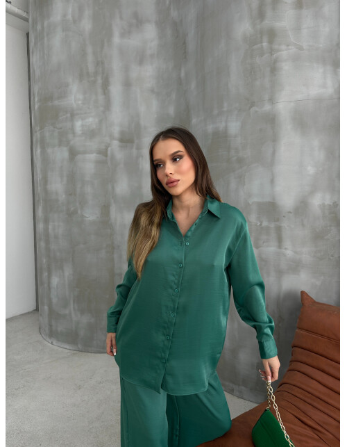 836 - Düz Saten Takım