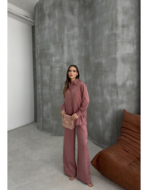 836 - Düz Saten Takım