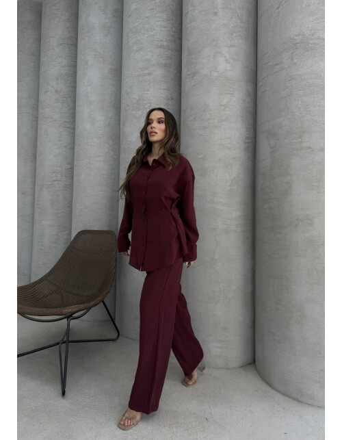 871 - Yandan Düğmeli Tensel Takım