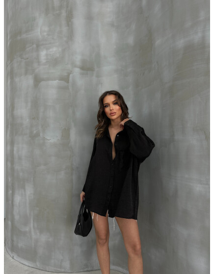 857 - Parlak Krinkıl Gömlek