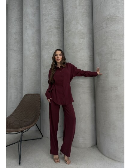 871 - Yandan Düğmeli Tensel Takım