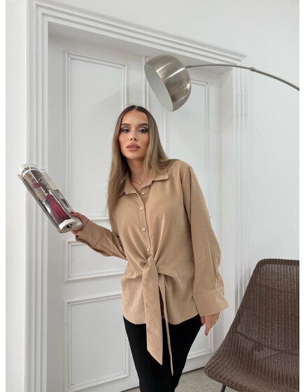 887 - Bağlamalı Tensel Gömlek